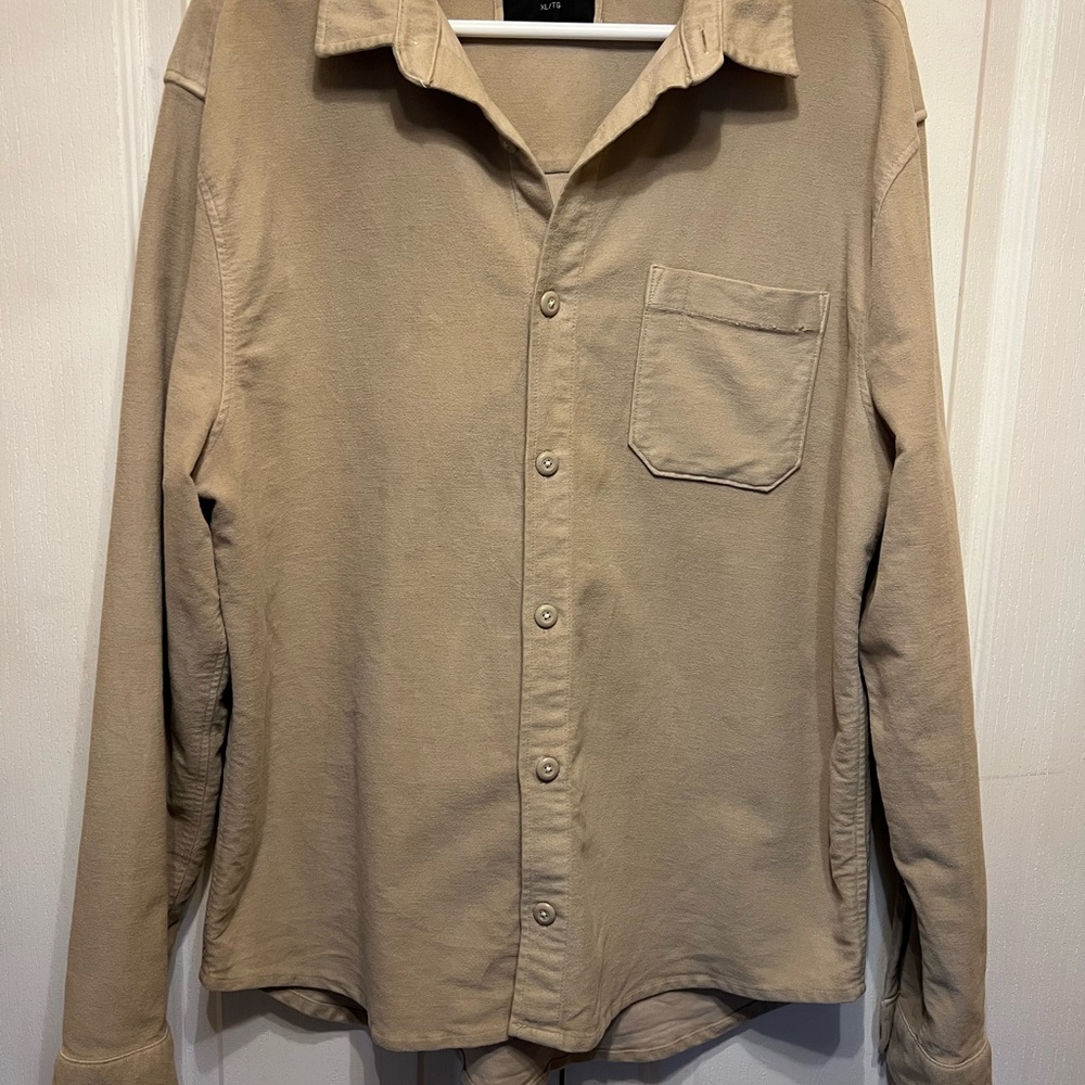 DU/ER Moleskin Almond Button Up